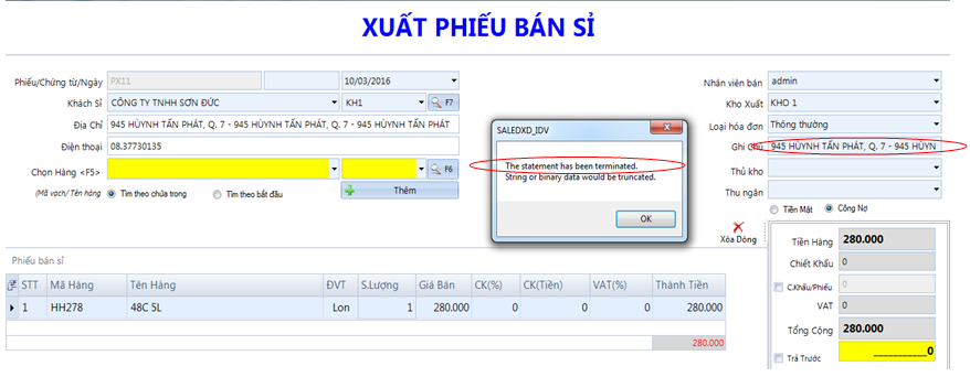 Phần mềm quản lý bán hàng DxdSoft.vn